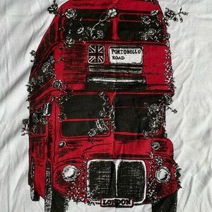 Thakoon London Red Double-Decker Bus Shirt
